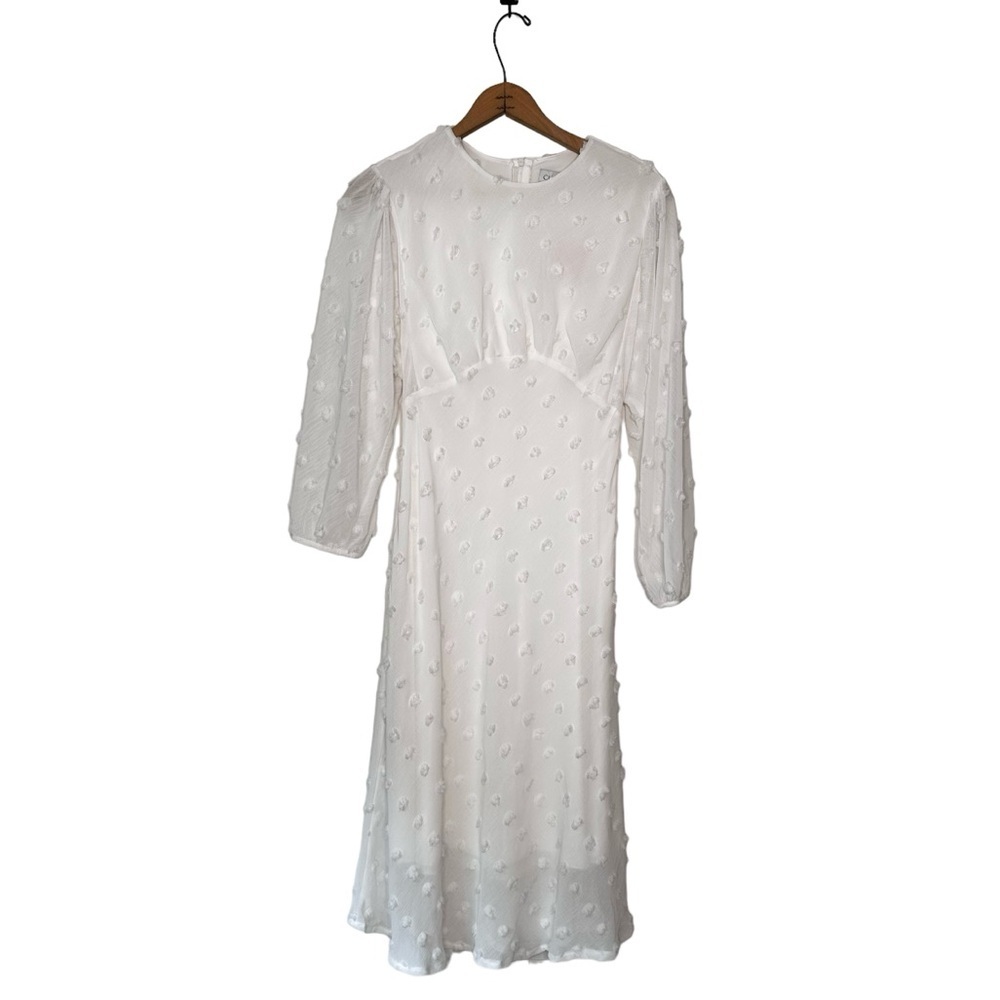 Chicwish | Cotton Candy Sheer Maxi Dress In White Size XS NWT - Picture 2 of 10